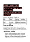 RIMS-CRMP Elite Universal Test Bank&colon; 40&plus; Advanced Exam Practice Questions & Solutions &lbrack;2026&sol;2027Updated&rsqb;