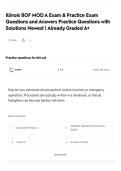 Illinois BOF MOD A Exam & Practice Exam Questions and Answers Practice Questions with Solutions Newest &vert; Already Graded A&plus;