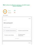 HBSC Certificate Exam Questions and Answers with 100&percnt; Complete Solutions UPDATED&excl;&excl;&excl;&excl;&period;