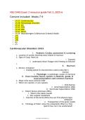 NSG 5442 Exam 3 resource guide Fall 2&lowbar;2025-6 Questions And Correct Answers &vert;100&percnt; Verified &vert;Guaranteed Success &vert; update