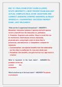 BSC 101 FINAL EXAM STUDY GUIDE &lpar;ILLINOIS             &NewLine;STATE UNIVERSITY&rpar; &vert;&vert; MOST RECENT EXAM 2026-2027 &NewLine;ACTUAL COMPLETE REAL EXAM  QUESTIONS AND &NewLine;CORRECT ANSWERS &lpar;VERIFIED ANSWERS&rpar; ALREADY &NewLine;GRADED A&plus; &vert; GUARANTEED  SUCCESS&excl;&excl; NEWEST &NewLine;EXAM &vert; JUST RELEASE