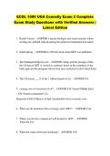 ECOL 1000 UGA Connelly Exam 2 Complete &NewLine;Exam Study Questions with Verified Answers &vert; &NewLine;Latest Edition 