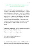 Vodka & Other Neutral Spirits &lpar;Chapter 3&rpar; Questions and Answers with 100&percnt; Complete Solutions UPDATED&excl;&excl;&excl;&period;