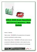 CMCA 2026 Exam Questions and Correct Answers &lpar;138 Updated Questions&rpar; &ndash; Community Association Governance&comma; Financial Management&comma; Insurance&comma; Contracting & Human Resources Certification
