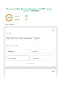 Beverage Cert Quiz Questions and Answers with 100&percnt; Complete Solutions UPDATED&excl;&excl;&excl;&excl;&period;