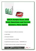 CMCA EXAM COMPLETE PACKAGE DEAL