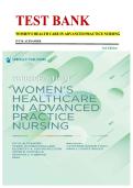 Test Bank Women&rsquo;s Healthcare in Advanced Practice Nursing 3rd edition by Ivy M&period; Alexander
