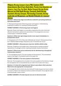 Philippine Nursing Licensure Exam &lpar;PNLE&rpar; Updated 2026 &vert; Comprehensive Board Exam Study Guide&comma; Practice Exam Questions and Answers&comma; Exam Prep Test Bank&comma; Medical-Surgical Nursing Review&comma; Maternal and Child Health Nursing&comma; Community Health Nursing&comma; Psychiatr