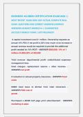 BUSINESS ACUMEN CERTIFICATION EXAM 2026 &vert;&vert; &NewLine;MOST RECENT  EXAM 2026-2027 ACTUAL COMPLETE REAL &NewLine;EXAM  QUESTIONS AND CORRECT ANSWERS &lpar;VERIFIED &NewLine;ANSWERS&rpar; ALREADY GRADED A&plus; &vert; GUARANTEED                  &NewLine;SUCCESS&excl;&excl; NEWEST EXAM &vert; JUST RELEASED&excl;&excl;