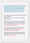 C201 BUSINESS ACUMEN EXAM 2026 &vert;&vert; MOST RECENT  &NewLine;EXAM 2026-2027 ACTUAL COMPLETE REAL EXAM  &NewLine;QUESTIONS AND CORRECT ANSWERS &lpar;VERIFIED &NewLine;ANSWERS&rpar; ALREADY GRADED A&plus; &vert; GUARANTEED &NewLine;SUCCESS&excl;&excl; NEWEST EXAM &vert; JUST RELEASED&excl;&excl;