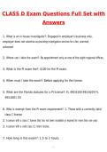 ULTIMATE CLASS D Security Bundle Deals Tests & Exams CLASS D Security License Test 2026 Exam CLASS D Security Module 1-3 Test &sol; Exam Class D Exam Questions Full Set Latest 2026 Actual Questions & Verified Answers Security Guard Training Class Exam Securit
