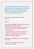 Classics 2902 Midterm Set Winter 2026 &vert;&vert; Most Recent &NewLine;Exam 2026-2027 Actual Complete Real Exam Questions  &NewLine;And Correct Answers &lpar;Verified Answers&rpar;  Already &NewLine;Graded  A&plus; &vert; Guaranteed  Success&excl;&excl; &vert; Newest Exam                &NewLine;&vert; Just Released&excl;&excl; &vert; Instant Do