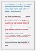 Classics 2902 Midterm 2 &vert;&vert; Most Recent Exam 2026-2027 &NewLine;Actual Complete Real Exam Questions  And Correct &NewLine;Answers &lpar;Verified Answers&rpar;  Already Graded  A&plus; &vert; &NewLine;Guaranteed  Success&excl;&excl; &vert; Newest Exam &vert; Just            &NewLine;Released&excl;&excl; &vert; Instant Download Pdf 