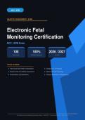 NCC EFM Electronic Fetal Monitoring Certification Exam Actual Exam 2026&sol;2027 &ndash; Complete Exam-Style Q&As &vert; 100&percnt; Certified Verified &ndash; Pass Guaranteed &ndash; A&plus; Graded&NewLine;&NewLine;