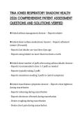 TINA JONES RESPIRATORY SHADOW HEALTH&NewLine;2026 COMPREHENSIVE PATIENT ASSESSMENT&NewLine;QUESTIONS AND SOLUTIONS VERIFIED&NewLine;
