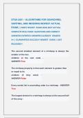 DTSA 5501 - ALGORITHMS FOR SEARCHING&comma; &NewLine;SORTING&comma; AND INDEXING NEWEST ACTUAL  &NewLine;EXAM &vert;&vert; MOST RECENT  EXAM 2026-2027 ACTUAL               &NewLine;COMPLETE REAL EXAM  QUESTIONS AND CORRECT                &NewLine;ANSWERS &lpar;VERIFIED ANSWERS&rpar; ALREADY  GRADED                