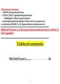BIO 669 Exam 1&comma; 2 & 3&colon;Questions & Answers 2026&sol;2027 update&NewLine;&NewLine;