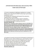 KAPLAN NCLEX-RN Medication Administration PREP &NewLine;EXAM 2026 EDITION Q&A 
