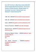 Econ 300 Final Exam &vert;&vert; Most Recent Exam 2026-2027 &NewLine;Actual Complete Real Exam Questions  And Correct &NewLine;Answers &lpar;Verified Answers&rpar;  Already Graded  A&plus; &vert; &NewLine;Guaranteed  Success&excl;&excl; &vert; Newest Exam&vert; Just  &NewLine;Released&excl;&excl; &vert; Instant Download Pdf