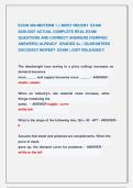 Econ 300 Exams &vert;&vert; Most Recent Exams 2026-2027 