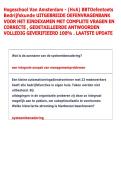 Hogeschool Van Amsterdam - &lpar;HvA&rpar; BBTOefentoets Bedrijfskunde UITGEBREIDE OEFENVRAGENBANK VOOR HET EINDEXAMEN MET COMPLETE VRAGEN EN CORRECTE &comma; GEDETAILLEERDE ANTWOORDEN VOLLEDIG GEVERIFIEERD 100&percnt; &period; LAATSTE UPDATE 