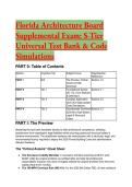 2026&sol;2027 Florida Architecture Board Supplemental Exam&colon; S-Tier Universal Test Bank & Code Simulations