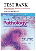 TEST BANK RUBIN'S PATHOLOGY&colon; CLINICOPATHOLOGIC FOUNDATIONS OF MEDICINE 8th EDITION BY DAVID S&period; STRAYER&comma; EMANUEL RUBIN 