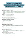 TLSAE FINAL PRACTICE&NewLine;EXAMINATION 2026 QUESTIONS&NewLine;WITH ANSWERS GRADED A&plus;&NewLine;