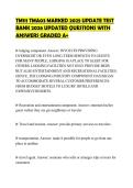 TM111 TMA03 MARKED 2025 UPDATE TEST&NewLine;BANK 2026 UPDATED QUESTIONS WITH&NewLine;ANSWERS GRADED A&plus;&NewLine;