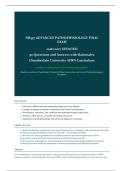 NR547 Advanced Pathophysiology Final Exam Prep Document 2026&sol;2027 &vert; Chamberlain University APRN Curriculum &vert; Advanced Disease Mechanisms & Clinical Reasoning &vert; 50 Verified Questions with Detailed Rationales