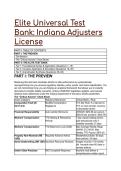 2026&sol;2027 Elite Indiana Adjuster License Test Bank & Cheat Sheet &vert; 40&plus; 'S-Tier' Scenarios