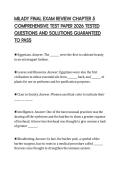 MILADY FINAL EXAM REVIEW CHAPTER 5&NewLine;COMPREHENSIVE TEST PAPER 2026 TESTED&NewLine;QUESTIONS AND SOLUTIONS GUARANTEED&NewLine;TO PASS&NewLine;