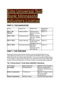 2026&sol;2027 Minnesota Adjuster License Exam &vert; Elite Universal Test Bank &lpar;40&plus;  Q&A Master Blueprint&rpar;