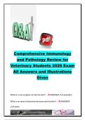 Veterinary Immunology and Pathology Exam Questions and Answers 2026 &lpar;50 Questions&rpar; &vert; Vaccines&comma; Hypersensitivity&comma; Inflammation&comma; Coagulation & Wound Healing &vert; Veterinary Medicine