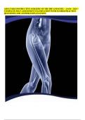 ADULT RECONSTRUCTIVE SURGERY OF THE HIP AND KNEE SCORED AND RECORDED SELF-ASSESSMENT EXAMINATION 2026 LATEST VERSION