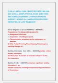 FLSD or F-89 Fire EXAM &vert;&vert; MOST RECENT EXAM 2026&NewLine;2027 ACTUAL COMPLETE REAL EXAM  QUESTIONS &NewLine;AND CORRECT ANSWERS &lpar;VERIFIED ANSWERS&rpar; &NewLine;ALREADY  GRADED A&plus; &vert; GUARANTEED SUCCESS&excl;&excl; &NewLine;NEWEST EXAM &vert; JUST RELEASED&excl;&excl;