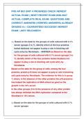 FRQ AP BIO UNIT 4 PROGRESS CHECK NEWEST &NewLine;ACTUAL EXAM &vert;&vert; MOST RECENT EXAM 2026-2027 &NewLine;ACTUAL COMPLETE REAL EXAM  QUESTIONS AND &NewLine;CORRECT ANSWERS &lpar;VERIFIED ANSWERS&rpar; ALREADY  &NewLine;GRADED A&plus; &vert; GUARANTEED SUCCESS&excl;&excl; NEWEST &NewLine;EXAM &vert; JUST RELEASED&excl;&excl;