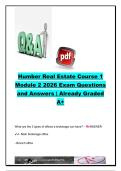 Humber Real Estate Course 1 Module 2 Exam Questions and Answers 2026 &lpar;69 Questions&rpar; &vert; REBBA&comma; Representation Agreements&comma; Property Ownership&comma; MLS & RECO
