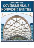 TEST BANK FOR Accounting for Governmental & Nonprofit Entities 19th Edition by Jacqueline L&period; Reck&comma; Suzanne Lowensohn&comma; Daniel Neely ISBN&colon; 978-1260809954 COMPLETE GUIDE ALL CHAPTERS COVERED 100&percnt; VERIFIED A&plus; GRADE ASSURED&excl;&excl;&excl;&excl;NEW LATEST UPDATE&excl;&excl;&excl;&excl;