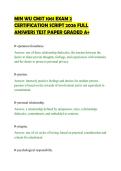 MIN WU CMST 1061 EXAM 2&NewLine;CERTIFICATION SCRIPT 2026 FULL&NewLine;ANSWERS TEST PAPER GRADED A&plus;