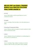 MIN WU CMST 1061 EXAM 2 TRAINING&NewLine;BUNDLE 2026 PRACTICE SOLUTIONS&NewLine;FINAL PAPER GRADED A&plus;