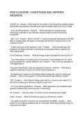 ROC 2 COURSE 1 QUESTIONS AND VERIFIED ANSWERS