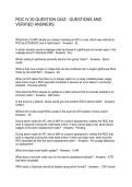 ROC IV 20 QUESTION QUIZ - QUESTIONS AND VERIFIED ANSWERS