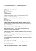 ROC QUESTIONS AND VERIFIED ANSWERS