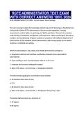 RCFE ADMINISTRATOR TEST EXAM WITH CORRECT ANSWERS 100&percnt; 2026