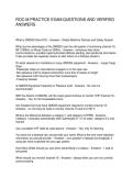 ROC-M PRACTICE EXAM QUESTIONS AND VERIFIED ANSWERS