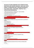 &lbrack;S13 NYC CITY WIDE STANDPIPE TEST&rsqb; COMPLETE EXAM &NewLine;QUESTIONS AND VERIFIED ANSWERS &vert; 2026&ndash;2027 LATEST &NewLine;UPDATE &vert; GUARANTEED PASS &vert; DETAILED RATIONALES &vert; &NewLine;FULL STUDY GUIDE &vert; EXAM PREP &vert; PRACTICE TEST &vert; &NewLine;CERTIFICATION PREPARATION