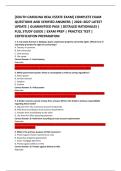 &lbrack;SOUTH CAROLINA REAL ESTATE EXAM&rsqb; COMPLETE EXAM &NewLine;QUESTIONS AND VERIFIED ANSWERS &vert; 2026&ndash;2027 LATEST &NewLine;UPDATE &vert; GUARANTEED PASS &vert; DETAILED RATIONALES &vert; &NewLine;FULL STUDY GUIDE &vert; EXAM PREP &vert; PRACTICE TEST &vert; &NewLine;CERTIFICATION PREPARATION 