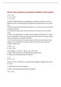 Physics Exam questions and answers Graded A&plus; latest update&NewLine;a&period; 4&period;1 &plus;- 0&period;1&NewLine;b&period; 1&period;37 &plus;- 0&period;03&NewLine;c&period; 1&period;5 &plus;- 0&period;01&NewLine;An electric field between two charged plates accelerates an electron across a&NewLine;distance of 3cm&period; Over that distance&comma; the electron accelerates from r