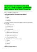 Texas Termite Technician Exam &lpar;Latest 2026&sol;2027 Update&rpar; Complete Questions and Guide Answers&comma; 100&percnt; Verified Graded A&plus;&NewLine;
